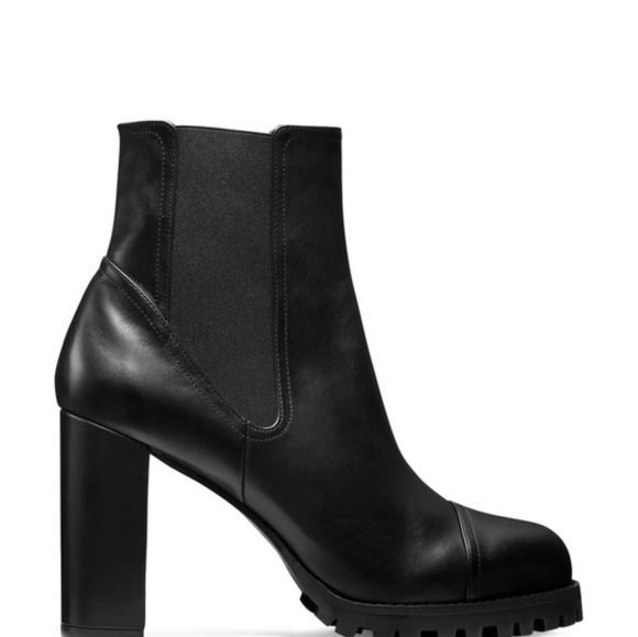 Stuart Weitzman Wenda Suede Booties 7 - Picture 4 of 5